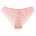 thumbnail image 1 of Plus Size Floral Lace Panties for Women Retro Seamless Briefs Underwear Light Pink M, 1 of 5
