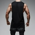 thumbnail image 7 of Mens Tank Top Beach Summer Casual Fashion Sports Solid Vest Sleeveless Round-Neck Tank Top, 7 of 7