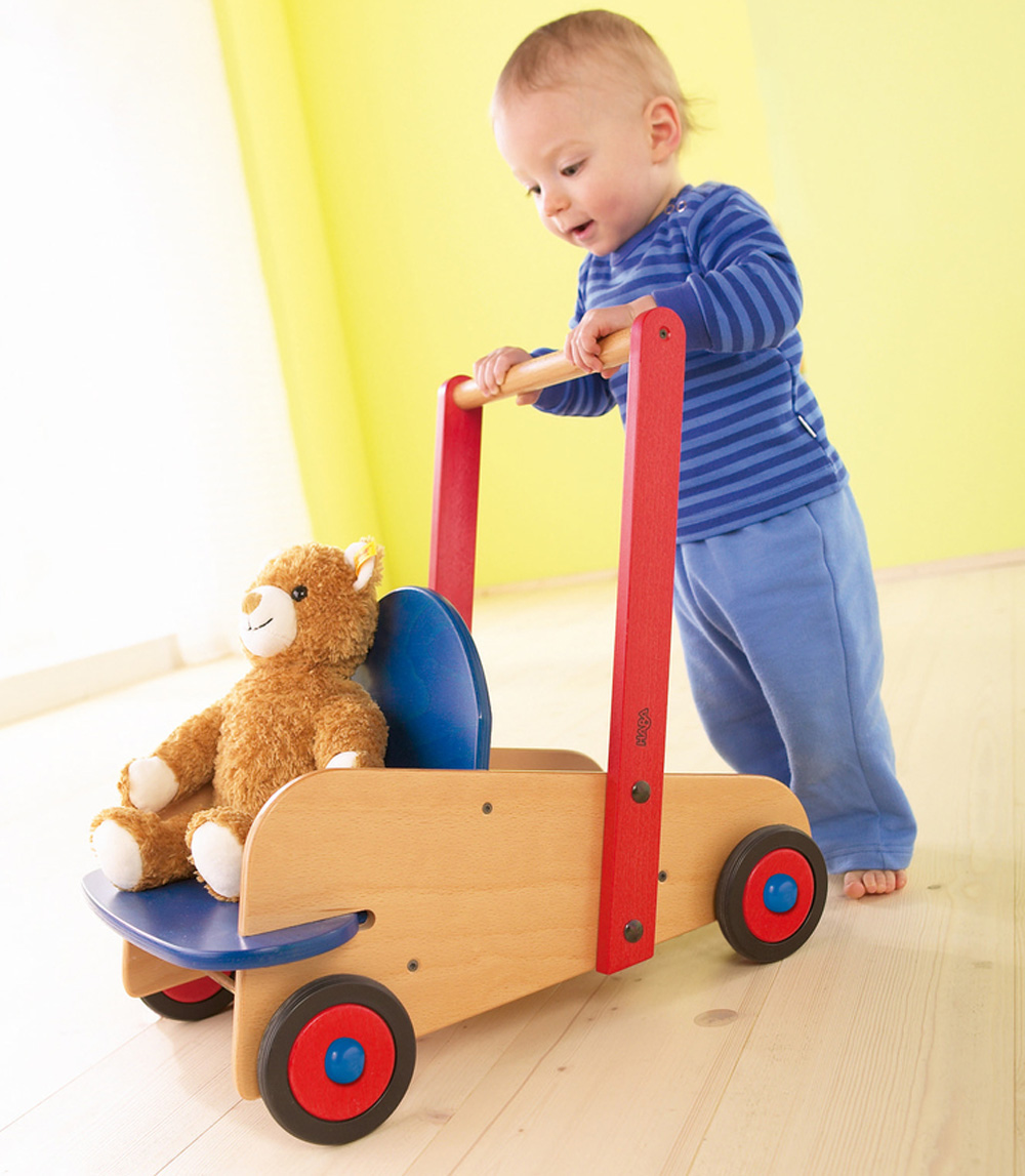 HABA Walker Wagon - First Push Toy with Seat & Storage for 10 Months and Up - image 5 of 8