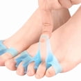 thumbnail image 4 of 4 Pairs Toe Separator Fingers Feet Toe Spreader Hallux Valgus Bunion Corrector Toe Straightener Corrector Finger Separators, 4 of 14