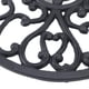 thumbnail image 3 of Carved Trivet Mat Iron Round Shape Vintage Pattern Multifunctional Modern Kitchen Trivet, 3 of 4