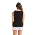 thumbnail image 3 of Just Love Women Sleepwear Short Sets Woman Pajamas 6901-A-2X (Black - I Love Sleep Mask, 3X), 3 of 3