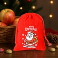 thumbnail image 7 of ToyKingdee Small Coth Christmas Gift Bags with Drawstring, Jewelry Bags Bulk, Mini Velvet Pouch for Wrapping Holiday Party Favors or Gifts for Friends, 7 of 7