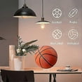 thumbnail image 5 of 4-piece ball stand, acrylic ball display stand, compatible with football, basketball, volleyball, rugby, 5 of 5