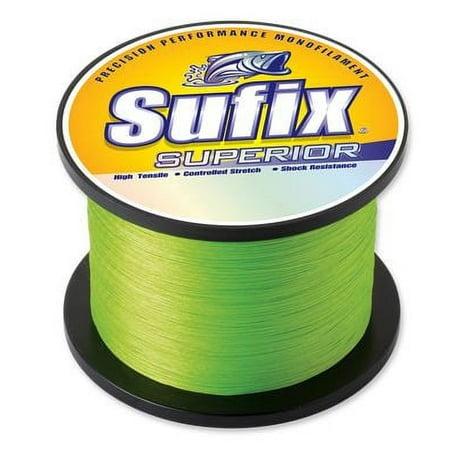 UPC: 0024777987807 | Sufix 650-180 Superior Monofilament Line 80 lb 2890 Yards Hi-Vis Yellow