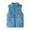 Blue, variant on Fesfesfes Girls Winter Jacket Toddler Kids Baby Boys Girls Cute Solid Color Flannel Vest Pocket Zipper Keep Warm Vest Coat Saving Sale