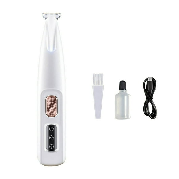 DEBGFS Pet Foot Shaver & Trimmer- Electric Push Clipper Dog Paw Grooming Tool Repair & Detailing Built-In Light for Accurate Cuts 20ml Lubricant Included | Clipper Sale Savings,a
