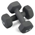 thumbnail image 4 of Basics Easy Grip Workout Dumbbell, Neoprene Coated for Both Home and Commercial Gyms 8LBS, 4 of 7
