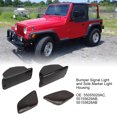 thumbnail image 3 of Wrangler YJ 1997-2006 Carcasa De Luz De Señal De Parachoques Con Carcasa De Luz De Marcador Lateral De Guardabarros, Ajuste: 55055020AC, 3 of 7