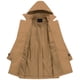 thumbnail image 3 of Abrigo Chrisuno, impermeable, con capucha, doble botonadura, talla 2XL, para mujer, 3 of 7