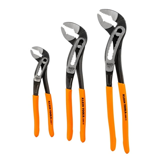 Juego de alicates Klein Tools D5053KIT de 3 piezas de 18, 25 y 30 cm