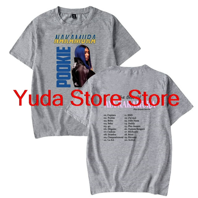 Aya Nakamura Merch T-Shirt Men Women Short Sleeve Rapper Crewneck Streetwear Pullover Top Tee