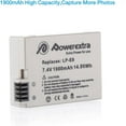 thumbnail image 3 of Powerextra LP E8 2 Pack 7.4V 1900mAh Li-ion Compatible with Canon LP-E8 Battery for CA Rebel T3i, T2i, T4i, T5i, 600D, 550D, 650D, 700D, Kiss X5, X4, Kiss X6, LC-E8E, 3 of 6