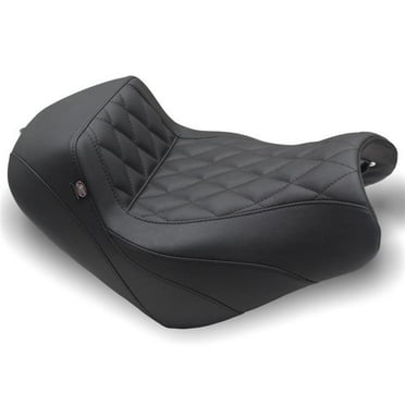 Mustang Motorcycle 76430 15-23 Kawasaki Vulcan S Solo Seat Diamond Stitch - Black