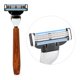 thumbnail image 3 of Juego de brochas de afeitar para hombres, maquinilla de afeitar húmeda de acero inoxidable para Barba con soporte, juego de cuencos para brochas de afeitar, marido, padre, 3 of 5