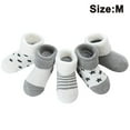 thumbnail image 1 of 5 pares de nuevos calcetines cálidos de rizo para bebés, calcetines para bebés, calcetines para bebés de dibujos animados, calcetines de algodón para niños recién nacidos Ormromra 2034360-5, 1 of 9