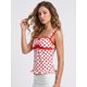 thumbnail image 4 of Camisetas de tirantes sin mangas con ribete de encaje y espalda descubierta para mujer, estilo camisón de verano., 4 of 9