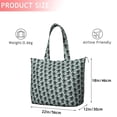 thumbnail image 4 of Blue Bigfoot Pattern Travel Tote Bags for Women Carry On,Large Weekender Bags for Women Travel,Multi Functional Duffle Bag for Work,Shopping,Sports, 4 of 5