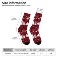 thumbnail image 4 of Goofa Christmas Tree Buffalo Plaid Printed Men's Crew Socks, Soft Durable Breathable Moisture-Wicking with Odor Control Cotton socks, 4 of 9