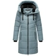 thumbnail image 7 of Marikoo Women's Warm Winter Coat with Hood - Quilted Thigh-Length Jacket - Natsukoo XVI, 7 of 7