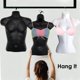 thumbnail image 4 of Conjunto De Torso De Cuerpo Con Espalda Hueca De Maniquí Negro Masculino Y Femenino Con Soporte De Metal Con Poste De Metal Y Gancho Para Colgar Tamaños S-M, 4 of 5