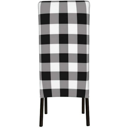 Dining Chair Cover Stretch, Buffalo Plaid Dining Chair Seat Covers