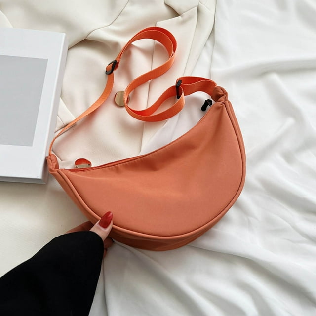 Bolso cruzado de nylon para mujer con bolsillo para el móvil - Bolso de hombro multiusos para viajes y uso diario