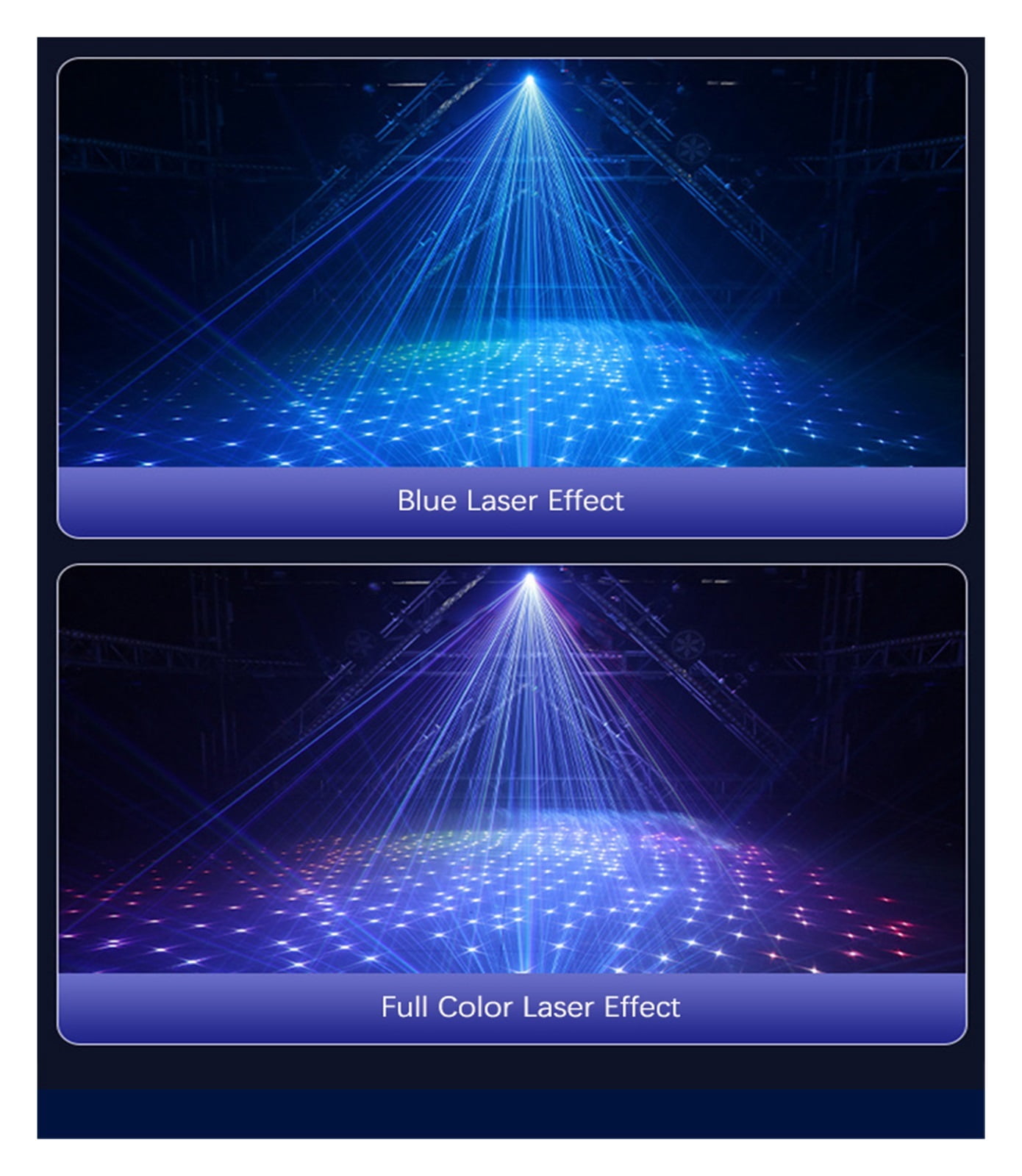 RGB Light DJ Stage Effect Light Waterproof Starry Sky Projector Light Disco Party Wedding Christmas