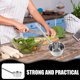 thumbnail image 4 of 2 cucharas de acero inoxidable con mango largo para sopa (plateadas), 4 of 7