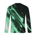 thumbnail image 4 of Blusas y camisas de manga larga y cuello redondo para hombre, camisetas casuales con estampado de moda y cuello redondo, blusas de licra de manga corta para hombre., 4 of 4