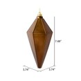thumbnail image 3 of Vickerman M183076S 7 in. Mocha Shiny Lantern Christmas Ornament  4 per Bag, 3 of 3