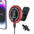 thumbnail image 1 of Cargador de coche OHLPRO para iPhone 16 con Magsafe Red, 1 of 7