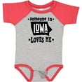 thumbnail image 3 of Inktastic Someone in Iowa Loves Me Souvenir Boys or Girls Baby Bodysuit, 3 of 5
