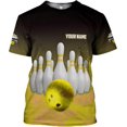 thumbnail image 2 of Personalized Bowling Shirt Custom Bowling Shirts Bowling Gift Bowling Shirts for Women & Men Bowling Shirt Team (Blue, S), 2 of 8