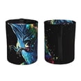 thumbnail image 2 of Kdxio colorful flames dinosaur Car Trash Can Garbage Car Accessories Trash Can Car Waste Bin for for Driver and Passenger Any Vehicle, 2 of 7