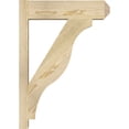 thumbnail image 3 of Ekena Millwork 6"W x 20"D x 28"H Funston Rough Sawn Craftsman Outlooker, Douglas Fir, 3 of 4