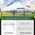 thumbnail image 2 of Capa de Reposição para Tenda 2,4x2,4m Impermeável em Poliéster Branco, 2 of 8