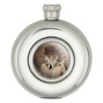 thumbnail image 1 of Tiger in Hat and Suit Smoking Pipe Round Stainless Steel 5oz Hip Drink Flask, 1 of 4