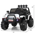 thumbnail image 2 of Costway 12V Kids Ride On Truck RC Car Spring Suspension w/ Lights Music Trunk, 2 of 10