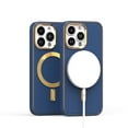 thumbnail image 2 of For iP15 Pro Max Ultimate Quality PU Leather Hybrid Case Cover - Blue, 2 of 6