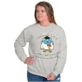 thumbnail image 4 of Feeling Cute IDK Meme Mr. Owl Funny Women Crewneck Sweatshirt Brisco Brands S, 4 of 6