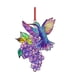 thumbnail image 1 of Colorful Hummingbirds Flower Sun Catchers Pendant, 1 of 7