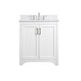 thumbnail image 3 of 30 inch Single Bathroom Vanity in White with Backsplash, 3 of 8