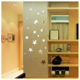 thumbnail image 5 of 20 piezas estrella 3d acrílico pared pegatina espejo irregular espejo vanidad espejo sala de estar decoración espejos decorativos espejo completo, 5 of 5