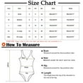 thumbnail image 3 of Elainilye Fashion One Piece Swimsuit Women Comfortable Bikini Puncture One-piece Sexy Plain Color Swimsuit Bikinis Tops,Green, 3 of 3