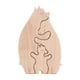 thumbnail image 5 of Adornos de animales de madera Abrazo Amor Estatuas y esculturas de madera Figura de animal de madera Estilo A, 5 of 9