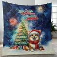 thumbnail image 4 of Merry Christmas and Happy New Year Santa Corgi Holiday Xmas Winter 2025 Quilt Blanket Welsh Corgi Dog Lover Gifts Idea Cozy Comforter Throw Blanket - 00024, 4 of 5