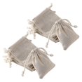 thumbnail image 2 of 50pcs Small Burlap Bags With Drawstring,3x4inch Gift Little Burlap Drawstring Bags,reusable To Stor, 2 of 3