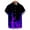 Purple, variant on Rciityk Men's Novelty Short Sleeve Button Shirts Magics Flame Pattern Summer Hawaiian Shirt Casual Loose Tops with Pockets