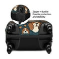 thumbnail image 2 of Disketp Cute Puppy Elastic Travel Luggage Cover Travel Suitcase Protective Cover For Trunk Case Apply To 18''-32'' Suitcase Cover-Small, 2 of 7